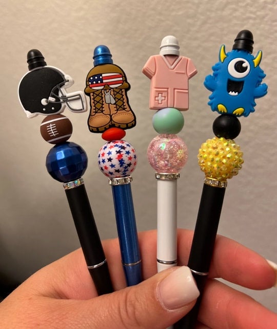 Custom Beaded Pen  Blingy Bee Creations