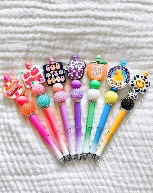 Bubble Gum Bead Stitch Pen - Garcia's Kustom Creations
